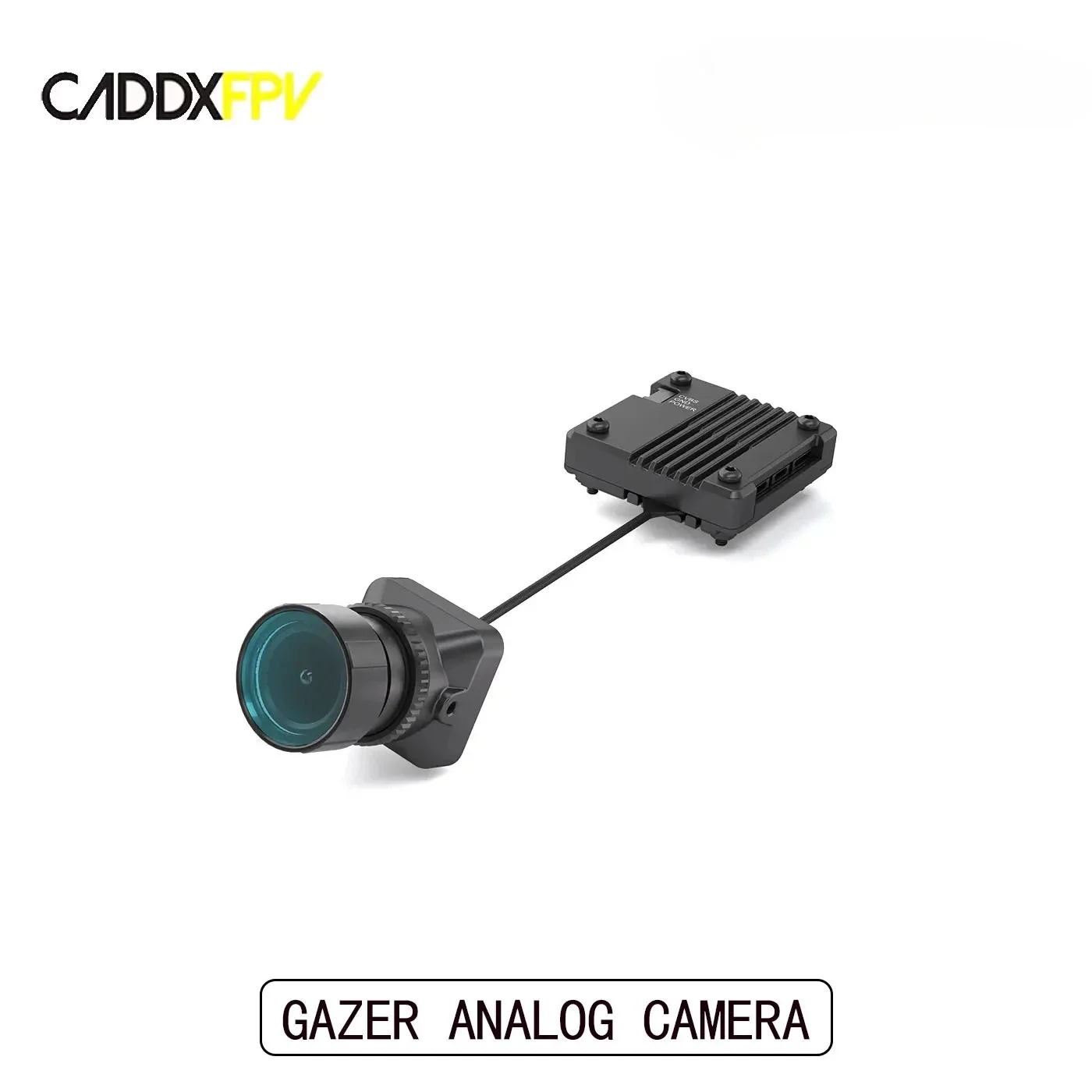 CADDX Nova câmera analógica Gazer AI BOX 3x zoom óptico 1920x1080P 50FPS FOV131.6 °   1500TVL para quadricóptero drone com câmera micro FPV