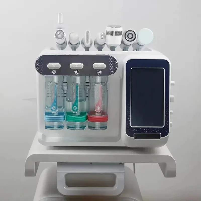 

7-in-1 Hydra Dermabrasion Facial Beauty Device Blackhead Removal Hydrogen Oxygen Bubble Cleaner Skin Care Machine for Health