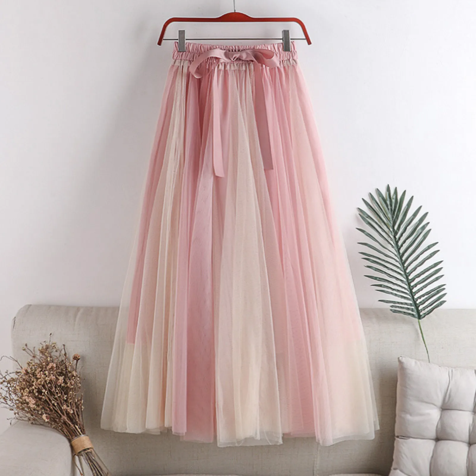 

Women Adult Gauze Costume Stretchy High Waist Princess Ballet Tulle Tutu Dance Prom Skirts Wedding Bridesmaids Party Long Skirt