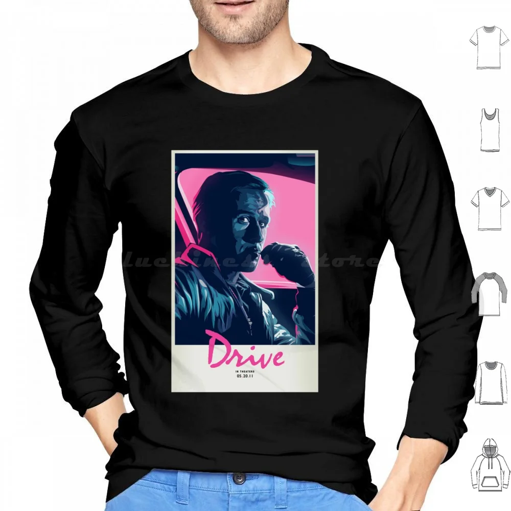 Drive 2011 Classic . Hoodie cotton Long Sleeve Ryan Gosling Drive Movie Nicolas Winding Refn Film Art Movie Drive Film 2011