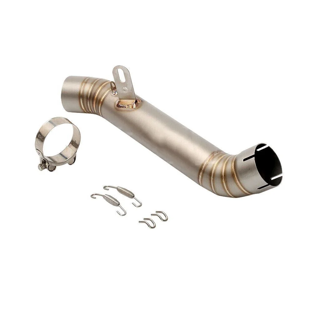For Aprilia RSV4 Exhaust System Modification With Titanium Alloy Mid-section And AR Carbon Fiber Straight-mount Tail Section. view 3