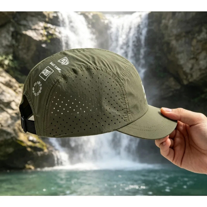 Schnell trocknende Mesh-Baseballkappe mit kurzer Krempe – atmungsaktiver, leichter Sonnenschutz mit UV-Schutz, für Männer, Frauen, Paare, Outdoor-Wanderungen