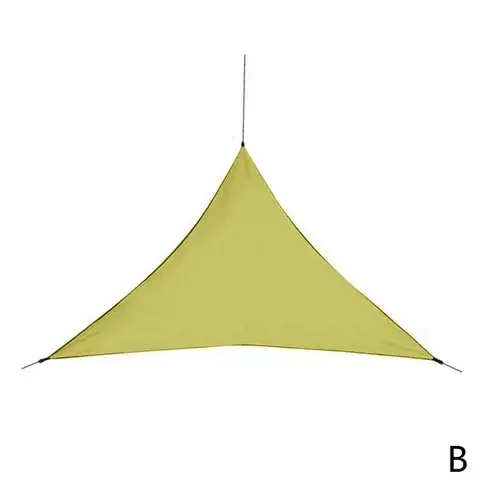 ผ้าใบบังแดดสามเหลี่ยม3*3*3ม. กันน้ำใช้บังแดดสำหรับตั้งแคมป์ผ้าใบบังแดดกลางแจ้งสวนสระว่ายน้ำ