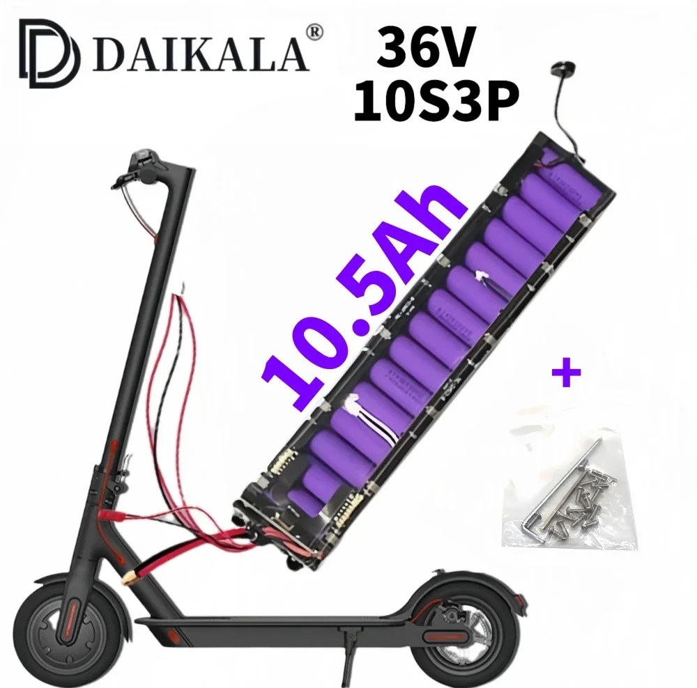 10s3p 10.5Ah 36V Li-ion batteries ,For Xiaomi M365/M365 Pro Scooter Electric Batterypack wih Waterproof Bluetooth Communication