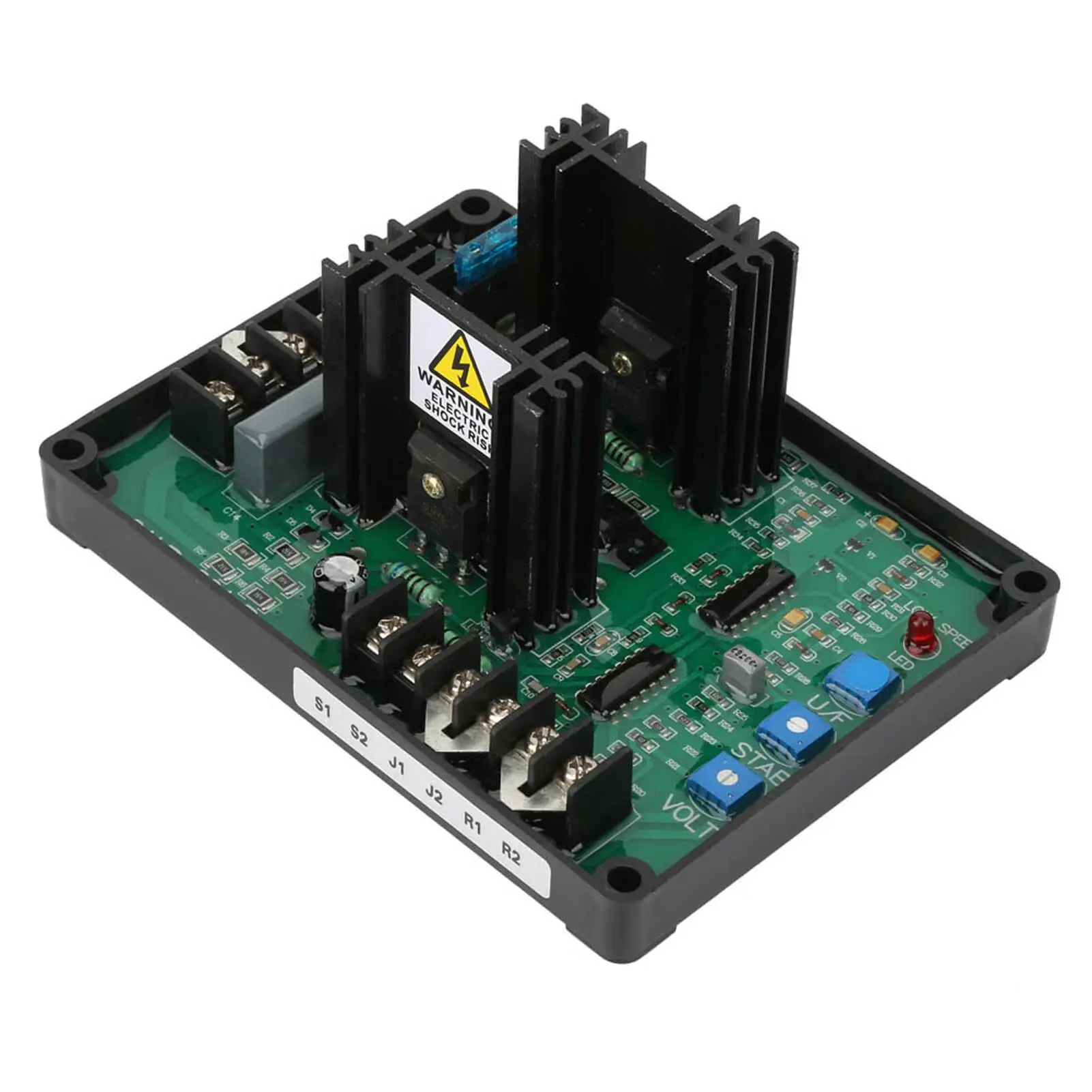 

Universal Automatic Voltage Regulator for 20A Generator Genset Voltage Stabilizer AVR for Reliable Power Supply