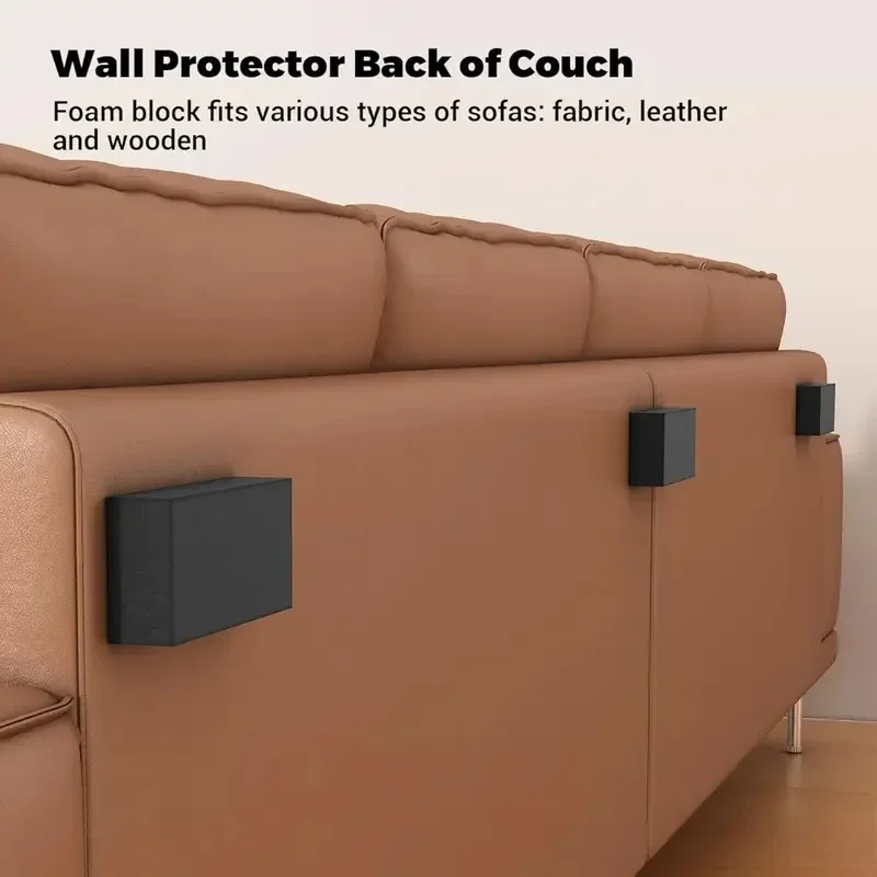 10pcs EVA Foam Double-sided Adhesive Wall Protector Is Suitable for Shock Protection of Sofa Bench Wall Anti Vibration Pads