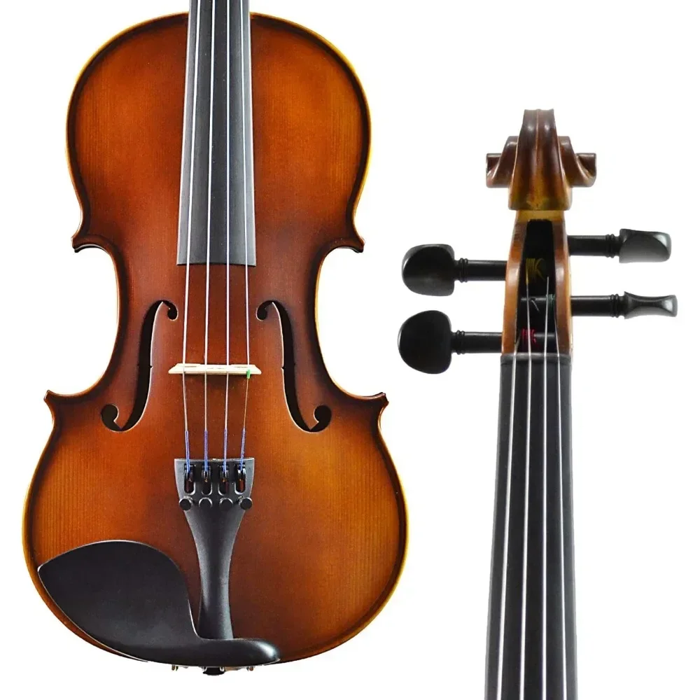 G1 Violin Clearance Outfit - Carrying Case and Accessories Included - Solid Maple Wood and Ebony Fittings (3/4)