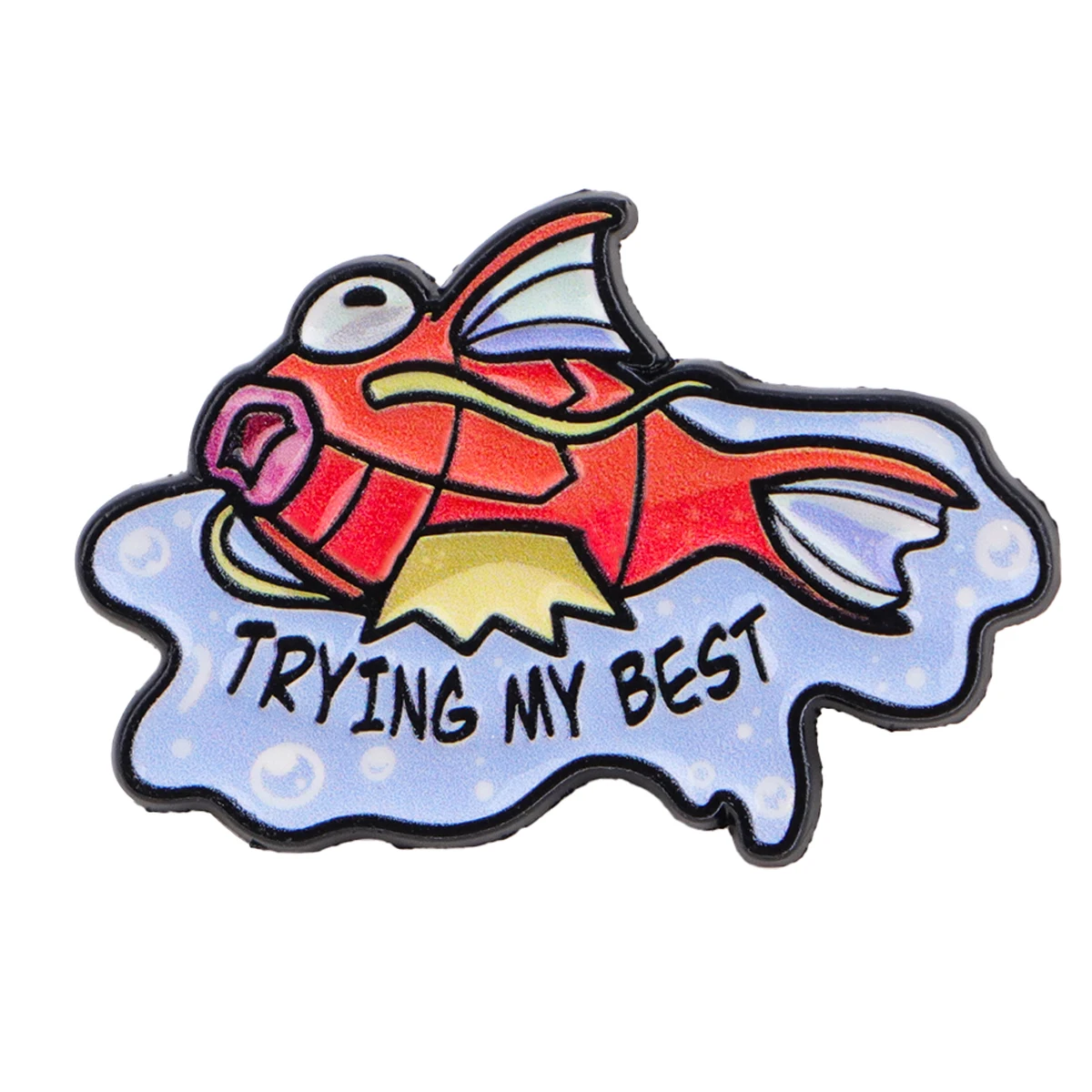 Niedliche Fisch-Emaille-Anstecknadel, Anstecknadeln für Rucksäcke, Cartoon-Anime-Broschen für Damen, Modeschmuck, Accessoires, Geschenk für Freunde