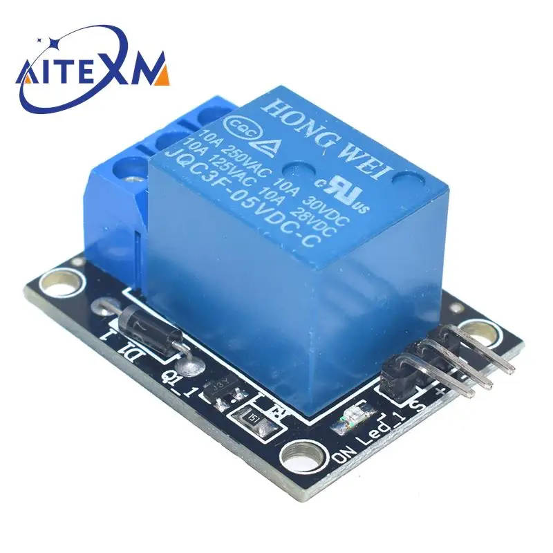 JQC3F-05VDC-C KY-019 5V One 1 Channel Relay Module Board Shield For PIC AVR DSP ARM for Arduino