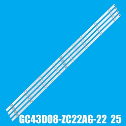 1/5/10 set For UA43NU6000JXXZ GC43D08-ZC22AG-22 GC43D08-ZC22AG-25 UA43NU6900F UA43RU7500J UN43NU6900F UN43NU7090G UA43RU7500JXXZ