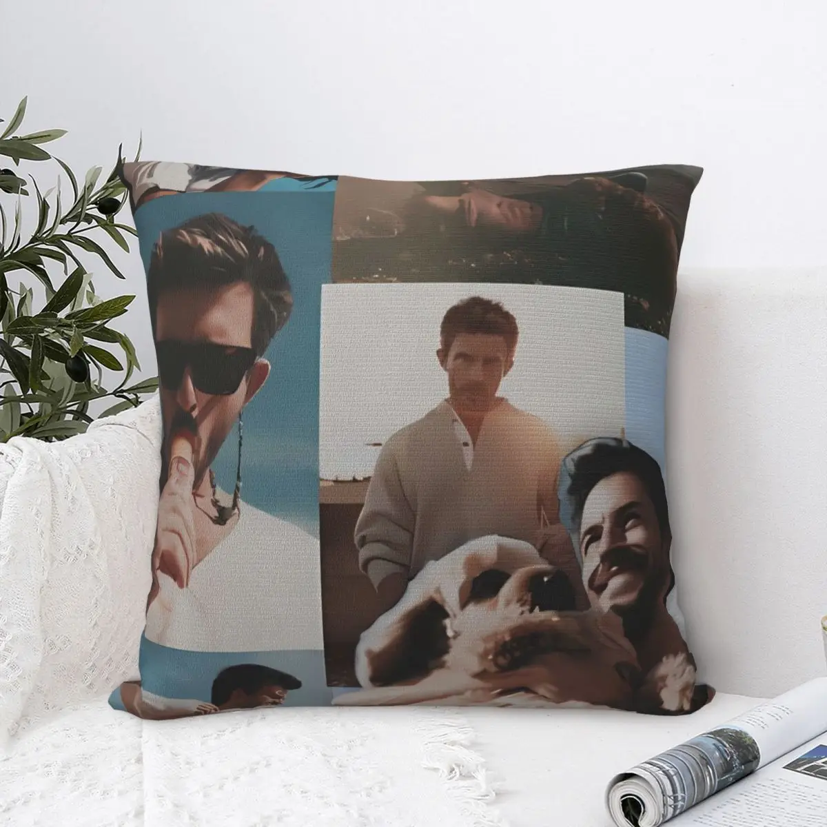 Pillow Case Jonathan Bailey Soft Pillow Cover Fashion Cushion Cover Pattern Pillowcases For Office Car Home Decorative