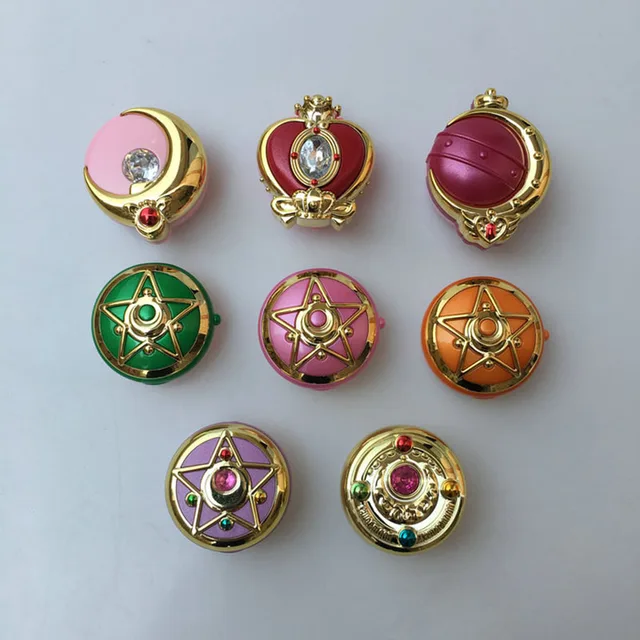 Sailor Moon Gashapon zabawki Tsukino Usagi komunikator pudełko na kosmetyki delikatna figurka ozdoba na biurko zabawki dla dzieci prezenty