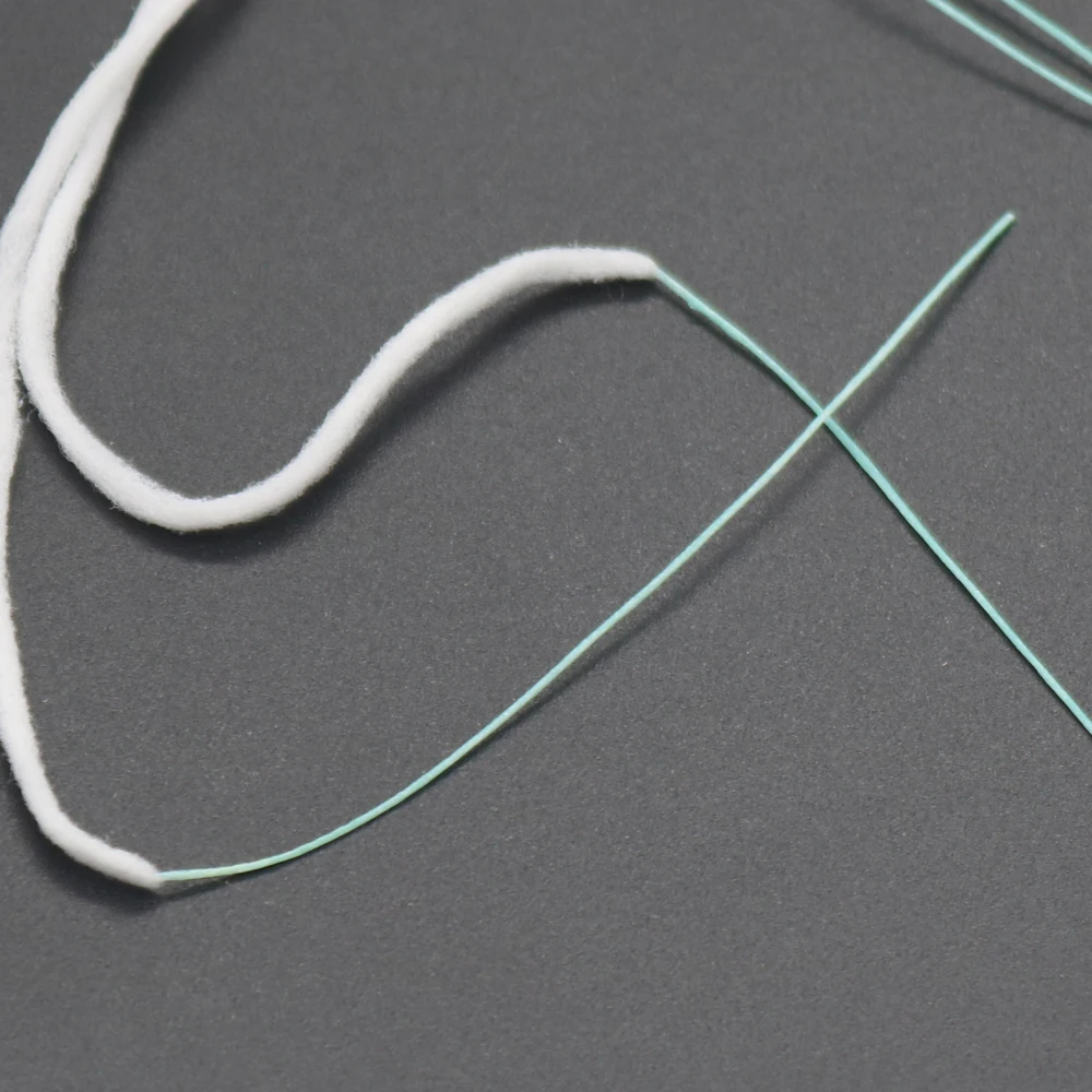 50Pcs/Box Dental Floss Threaders Tooth Flossers For Orthodontic Braces Bridge Implant Hoop Threading Braces Oral Clean