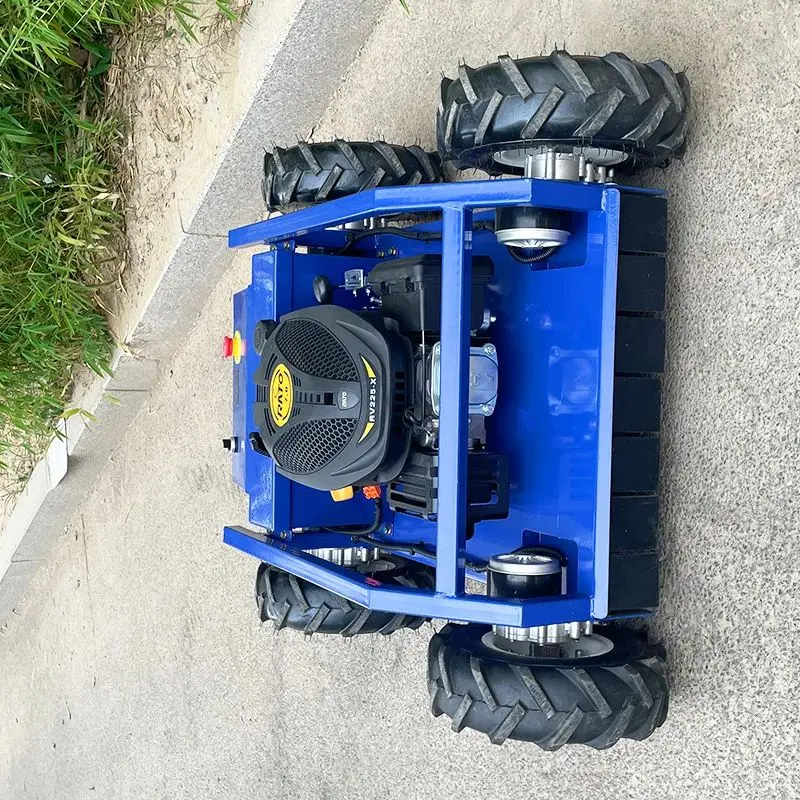 

Индивидуальная быстрая доставка, роботизированная газонокосилка с дистанционным управлением, умная беспроводная гусеничная бензиновая газонокосилка для травы Cuttin