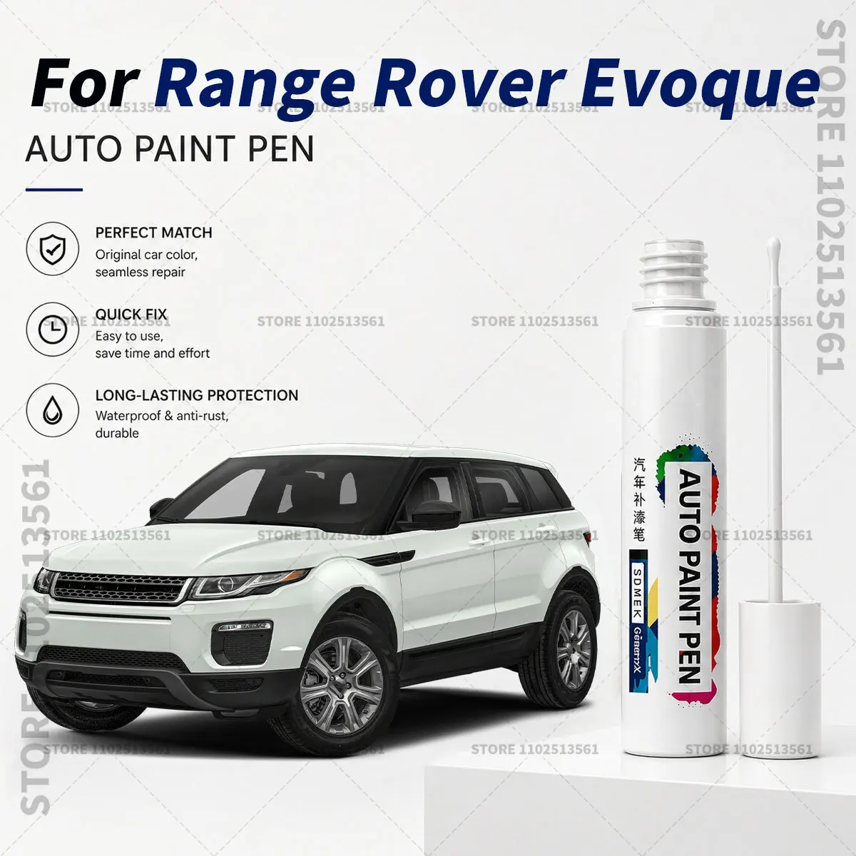 Car Paint Touch Up Pen Scratch Repair Remover Auto Body Repair Marker Waterproof Car Paint Repair Tool For Range Rover Evoque