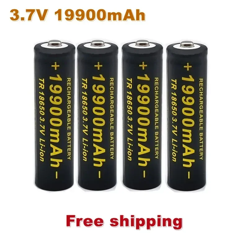 100% New 3.7V 18650 19900mAh high capacity batteries Li-ion lithium battery for flashlight battery