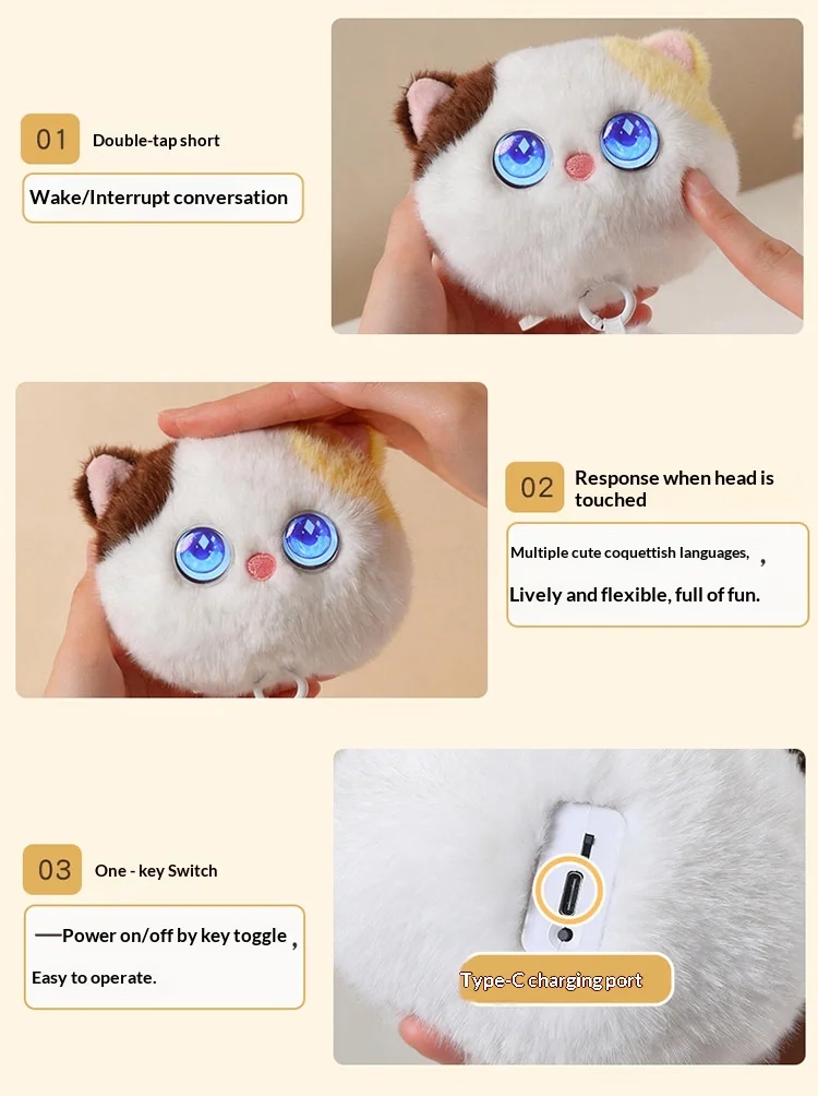 Wi-Fi interactive cat toy during use