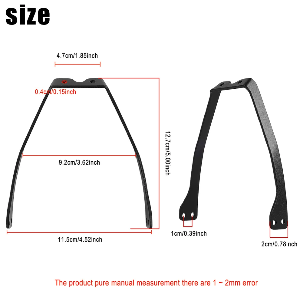 Aluminum Rear For fender Support Stent for Ninebot E3 Pro Scooter Compatible with OEM Mounting Locations and Load Requirements