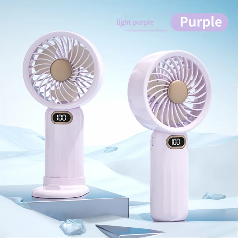 MEET SUN شحن USB مدمج ومحمول مع شاشة رقمية مثالية للسفر في الهواء الطلق واستخدام سطح المكتب، أنيق محمول باليد