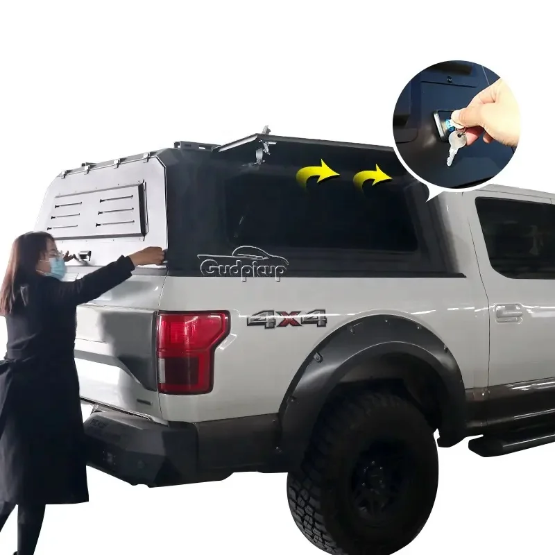 

Benext Pickup Topper Camper 4x4 Truck Hardtop Topper Camper F150 Canopy for Ford Raptor Ranger Toyota Hilux Tacoma Tundra