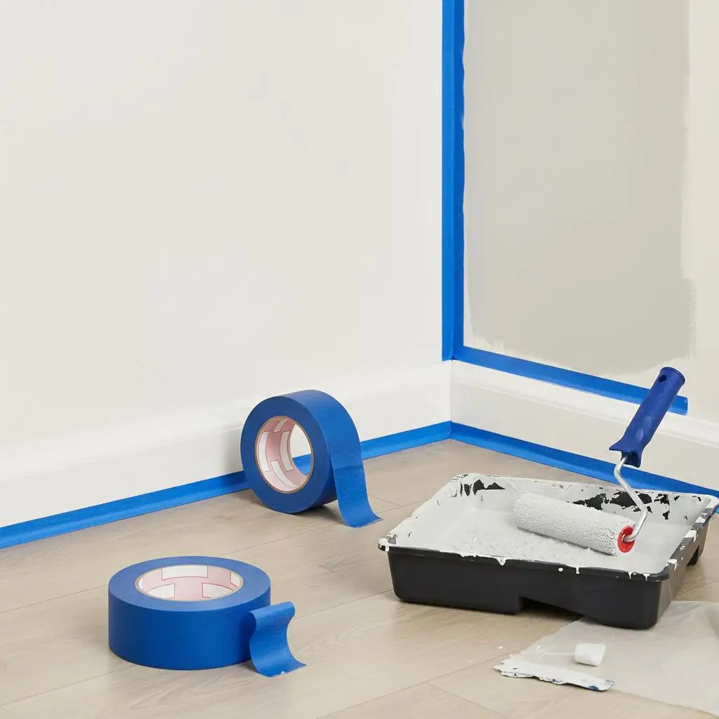 

Синяя маскировочная клейкая лента 1,88 дюйма x 60 ярдов для окраски, окантовки и отделки, 3 рулона, легко снимается, защита поверхности, для DIY, рукоделия и творчества