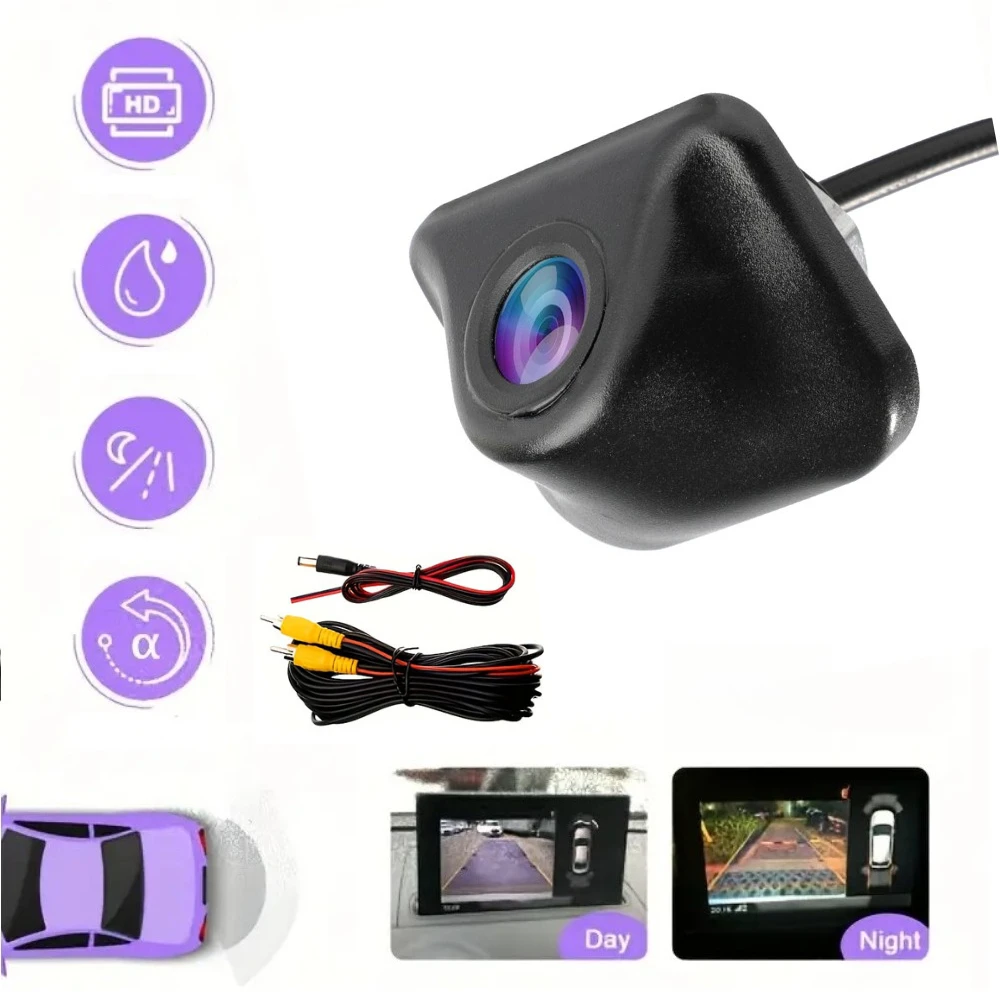 Car Rear VIEW Backup Camera Reverse Parking Cam Waterproof HD Night Vision SUV Vehicles Pickup Camper Tractor Van Truck RV etc.