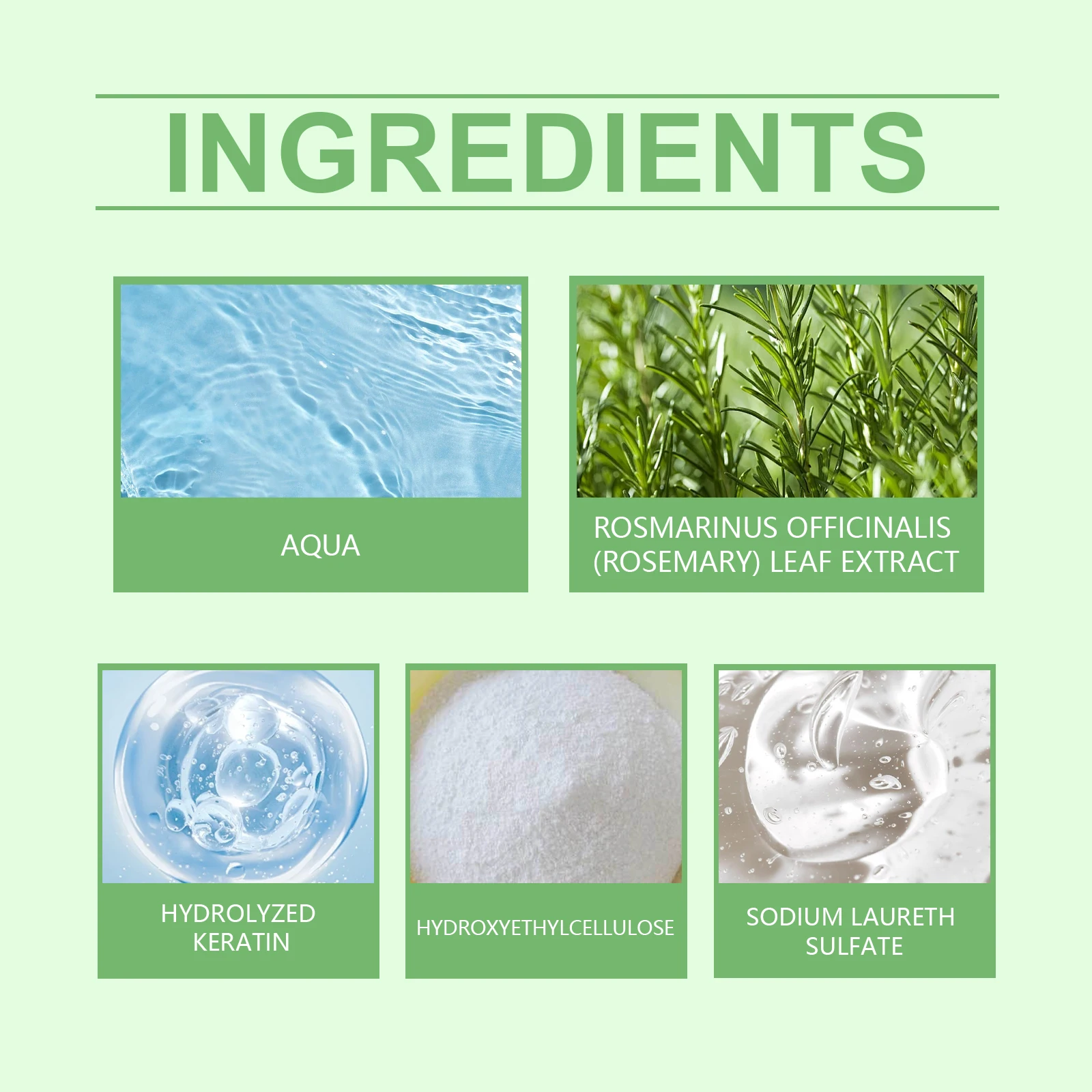 شامبو روزماري مهدئ لفروة الرأس ومضاد للقشرة ومنعش منفوش لإصلاح سبليت ينتهي للتحكم في زيت النبات شامبو للشعر #5