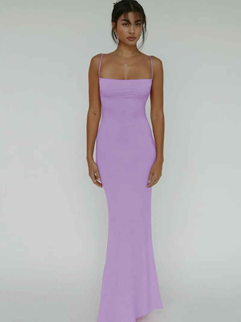 Women Party Club Evening Streetwear Birthday Bodycon Long Dress 2025 Summer Clothes Wholesale Items For Business Tops 3ADC