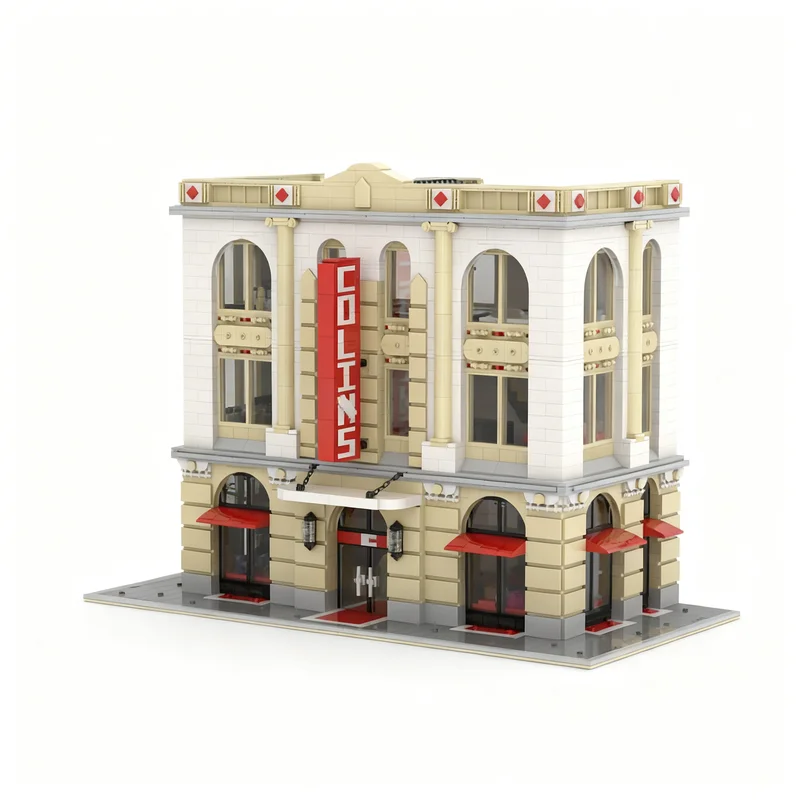 4047pcs MOC Modular Streetscape MB09 Department Store Model Building Blocks Architecture Toy Christmas Gifts Idea Kids Brick