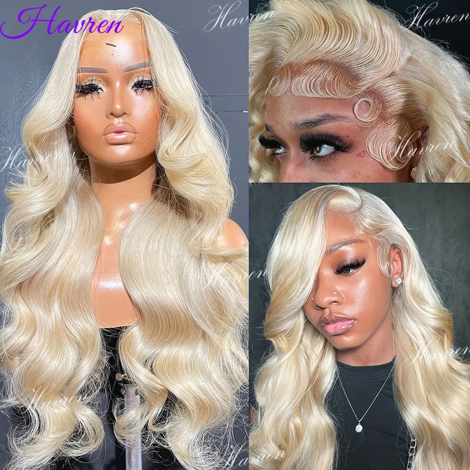 

Блонд 613, парик с волнистыми локонами и HD-кружевной передней частью, окрашенный, 13x6, из натуральных человеческих волос, 30 дюймов, бразильские волосы, парик с кружевной передней частью 13x4, плотность 200%