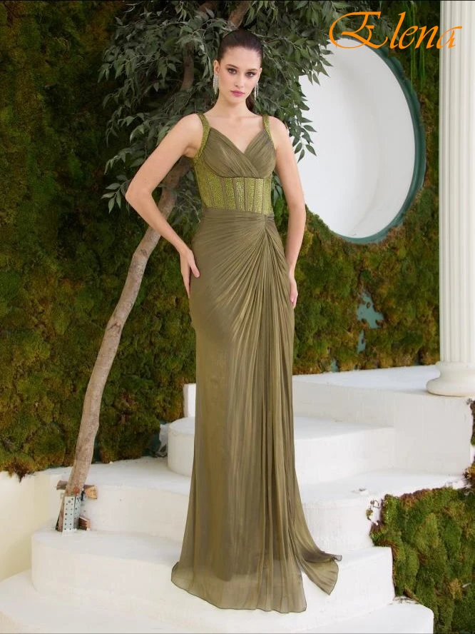 ชุดราตรีแบบคลาสสิก สายเดี่ยวตรง แบบสั่งตัดพิเศษ สำหรับงานพิธีการหรืองานพรอม ดีไซน์หรูหรา