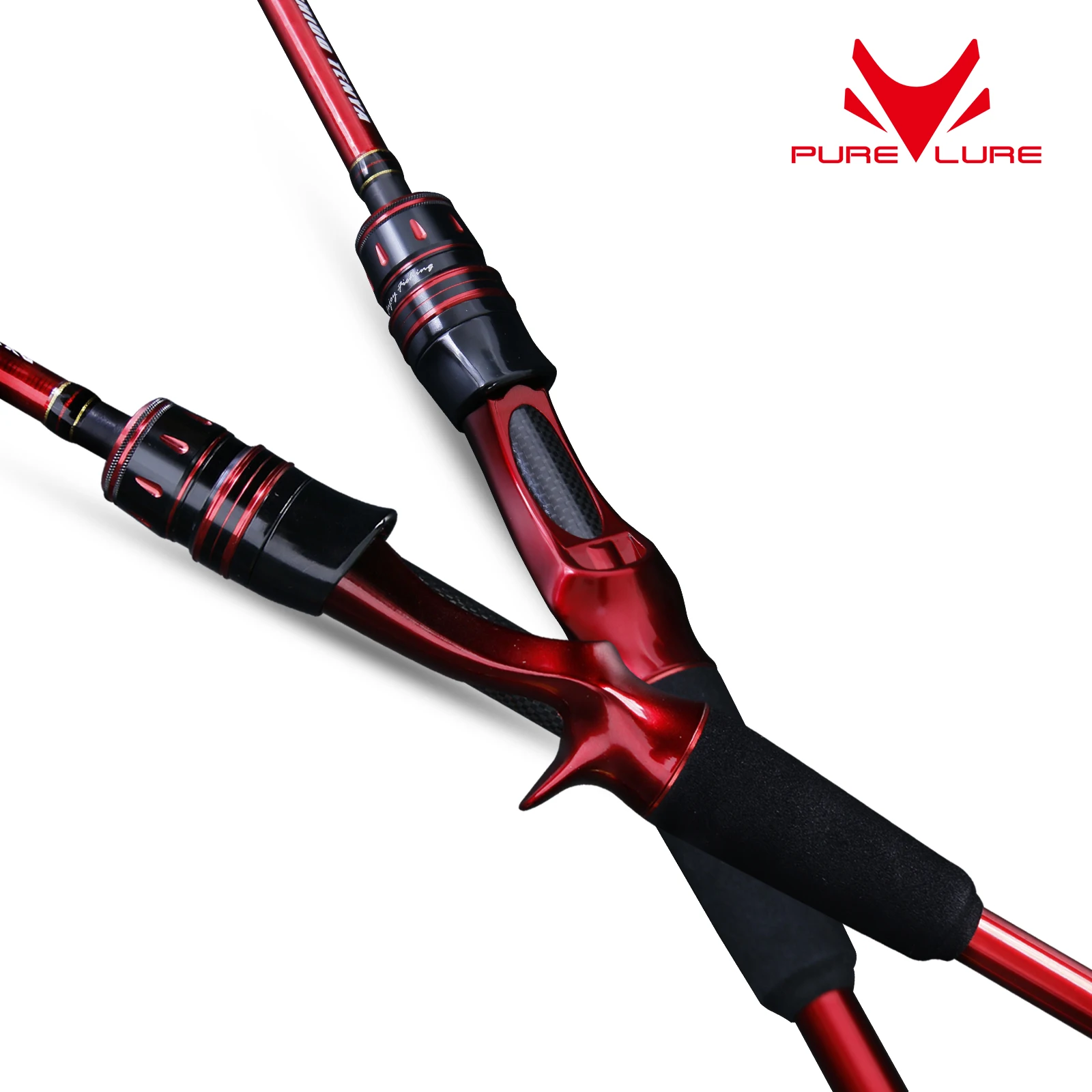 PURELURE STTB Saltwater Boat Fishing Rod Fuji Guides Titanium Tip Squid Octopus Cutlassfish