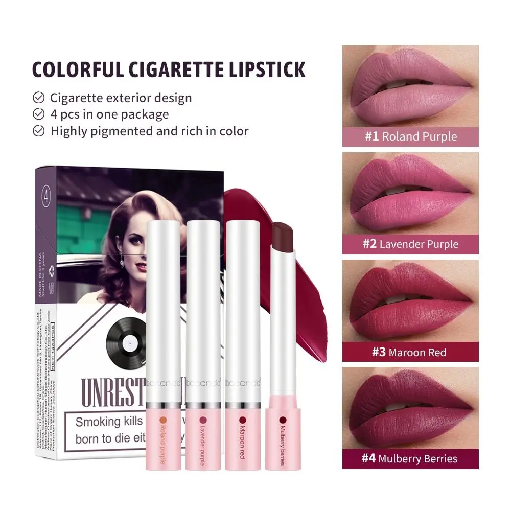 Waterproof Lana Del Rey Lipstick Glossy 24 Hour Lasting Lip Tint Stain Set Matte Long Lasting Lipstick Women