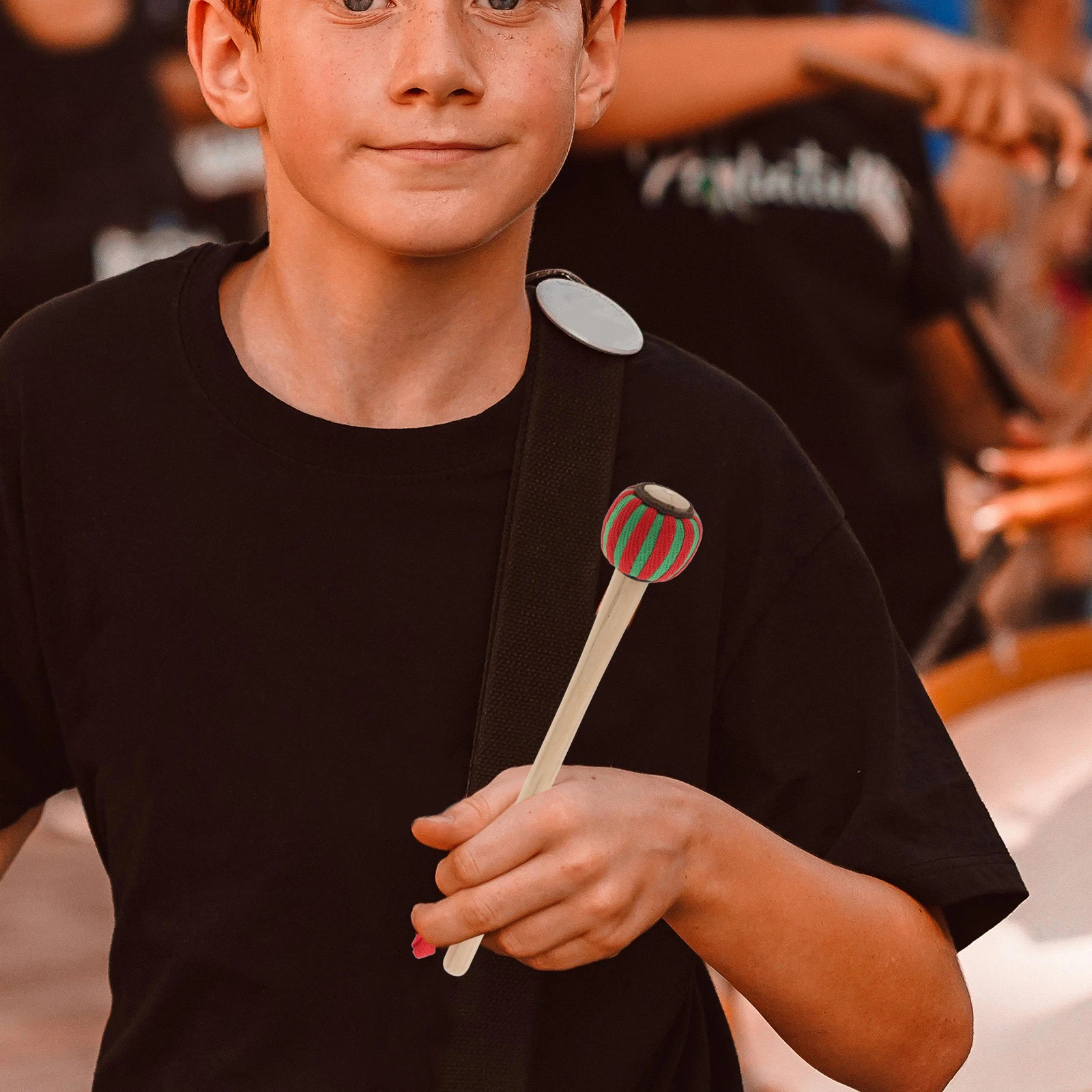 

Wood Handle Gong Mallet Wooden Mallet Traditional Chinese Percussion Instruments Lightweight Portable Drumsticks for Gong Cloth