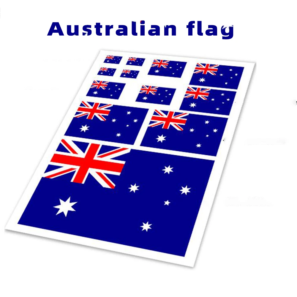 Australia Country Flag Custom Sticker Car Side Door Window Decor Decals Vinyl Labels Style Cover Square Circle Auto USA Stickers