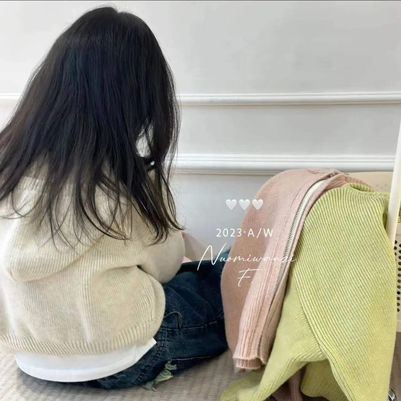 Girls Tops Hoodie Coat Solid Color Korean  Sports Casual All-match Sweet Fashion Zipper Kids Boutique Clothing  winter sweater