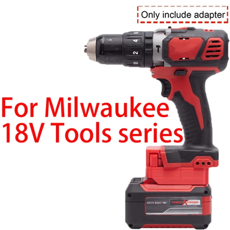 Imagem -03 - Conversor para Ferramentas da Série Milwaukee 18v para X-change Ozito 18v Adaptador de Bateria de Íon de Lítio Acessórios de Ferramenta Elétrica