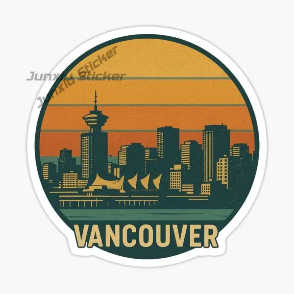 VANCOUVER CANADA Scenic Vinyl Self-adhesive Custom Personalized Creative Decal Car Material Accessories
