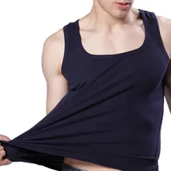 Men's Cotton Tank Top Summer Men Clothing Casual Slim Fit Vest Fitness Bodybuilding Singlet Sleeveless Tank Tops Clothes Tees