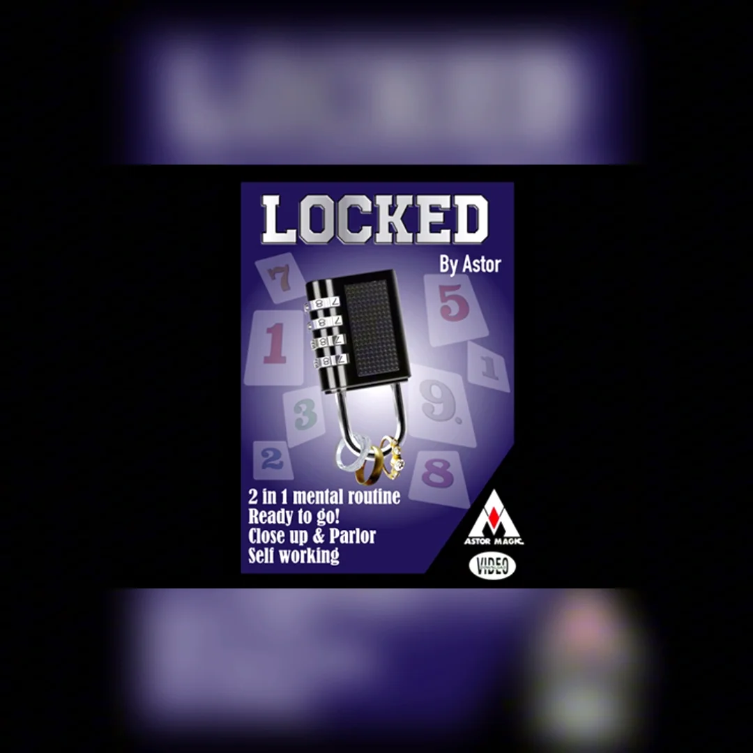 locked-by-astor-decks-custom-standard-gimmicks-close-up-magic-tricks-illusions-mentalism-magic-props-magician-professional