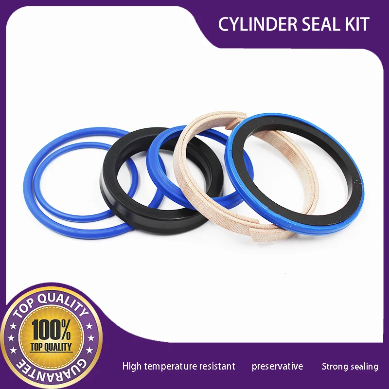 991/00102 991-00102 991 00102 DIPPER LIFT BUCKET CYLINDER SEAL KIT ROD: 50 mm BORE: 80 mm FITS JCB BACKHOE LOADER 2CX 214E-436B