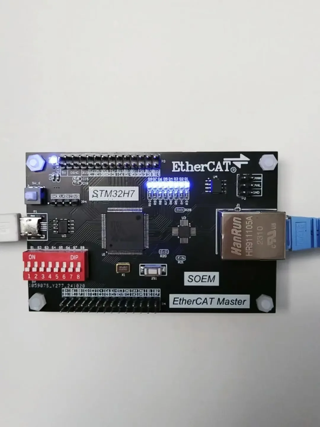 

EtherCAT Master STM32H743 Supports LAN9252 AX58100 ET1100 and Other Slave Stations