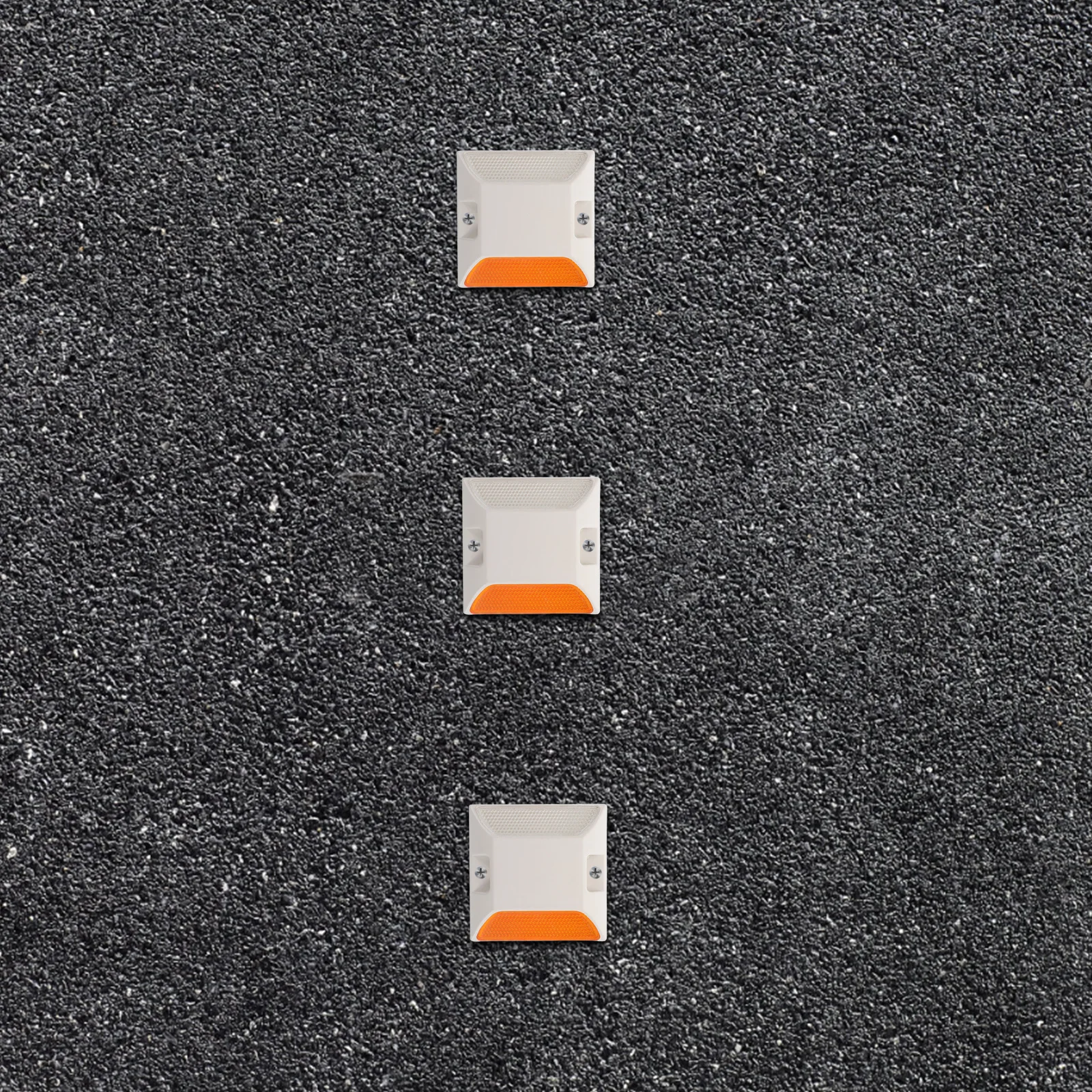 

Double Sided Aluminum Reflective Road Stud Light Durable Plastic Driveway Marker Parking Pavement Marker High Visibility Traffic