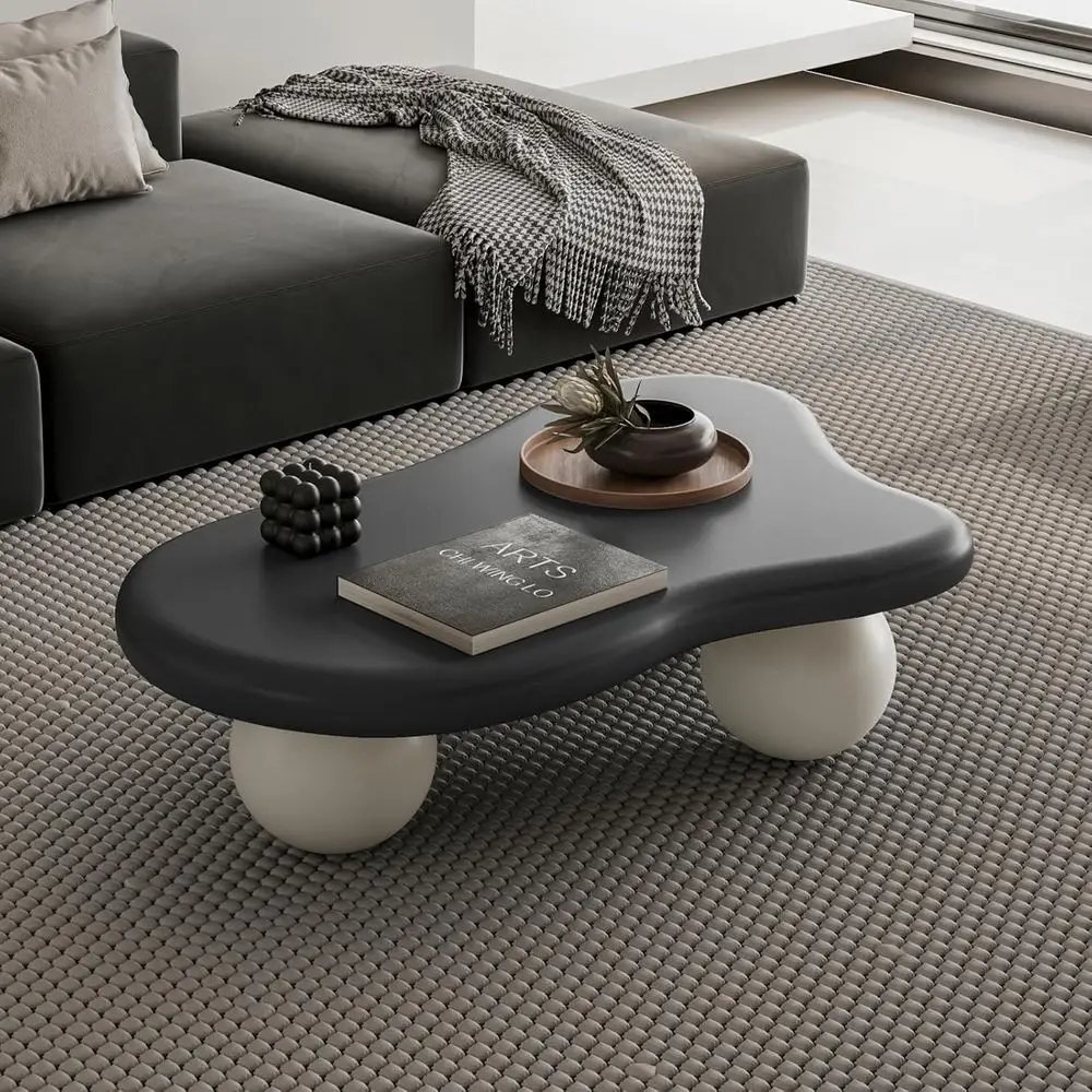 

Современный овальный журнальный столик на 3 ножках, 47.2x31.5x13.78 дюймов, для гостиной или зоны отдыха