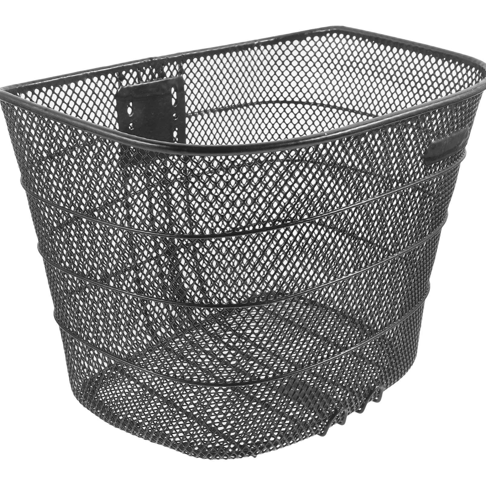 Large Capacity Metal Bike Basket Sturdy Handlebar Accessory Vegetable Storage Multi-Function Riding Stable Durable