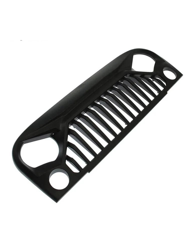 1:10 Jeep Wrangler Rubicon RC Body Shell for Axial SCX10/D90/90046/90047 - Angry Face Style, MS Hood Grille, 313mm Wheelbase