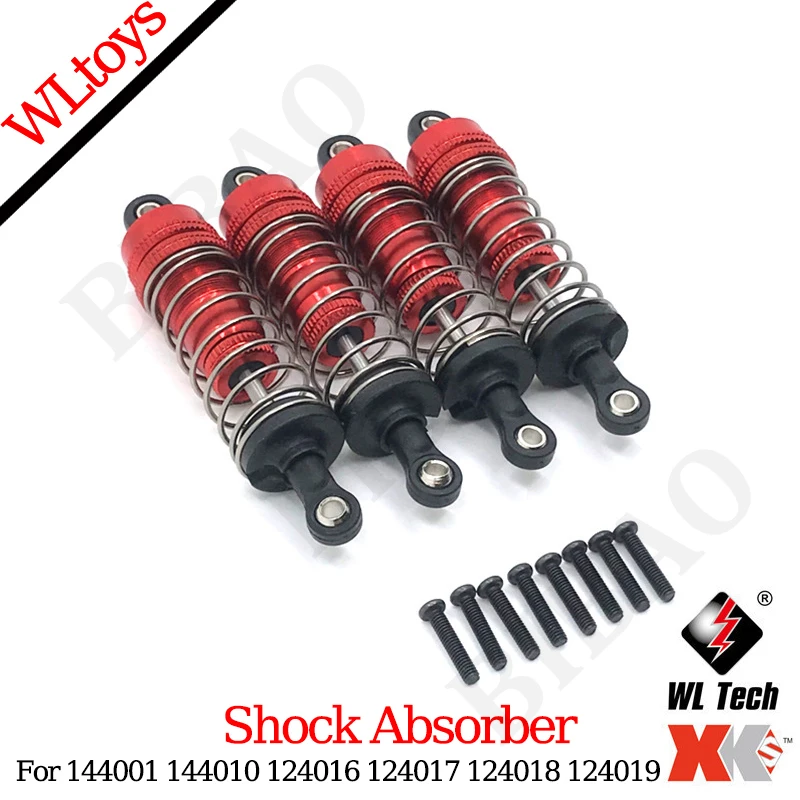 WLtoys 124017 124016 124018 124019 144001 144010 124007 Parts Metal Upgrade Gears, Steering Cup, Tie Rod, Bearing, Tire, Screw