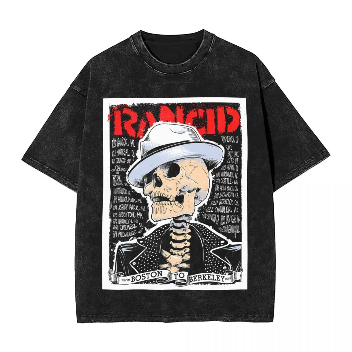 Radcid woman Men Cotton Washed Hot stamping Print T-Shirt,Harajuku Cotton Tshirt Men's Summer Short Sleeve Tees