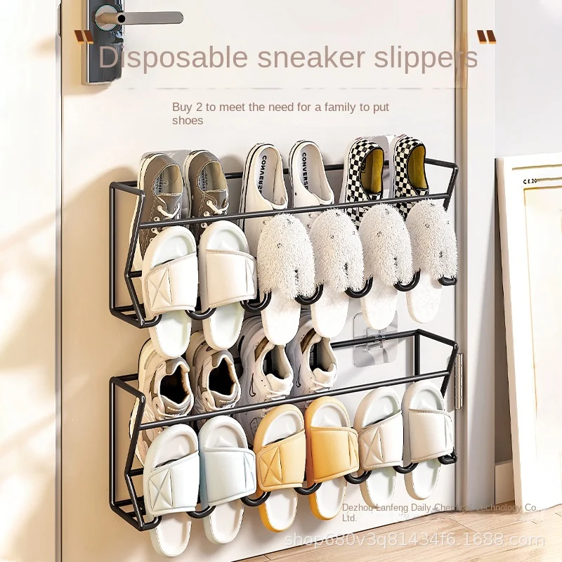 Household Door Back Shoe Rack Simple