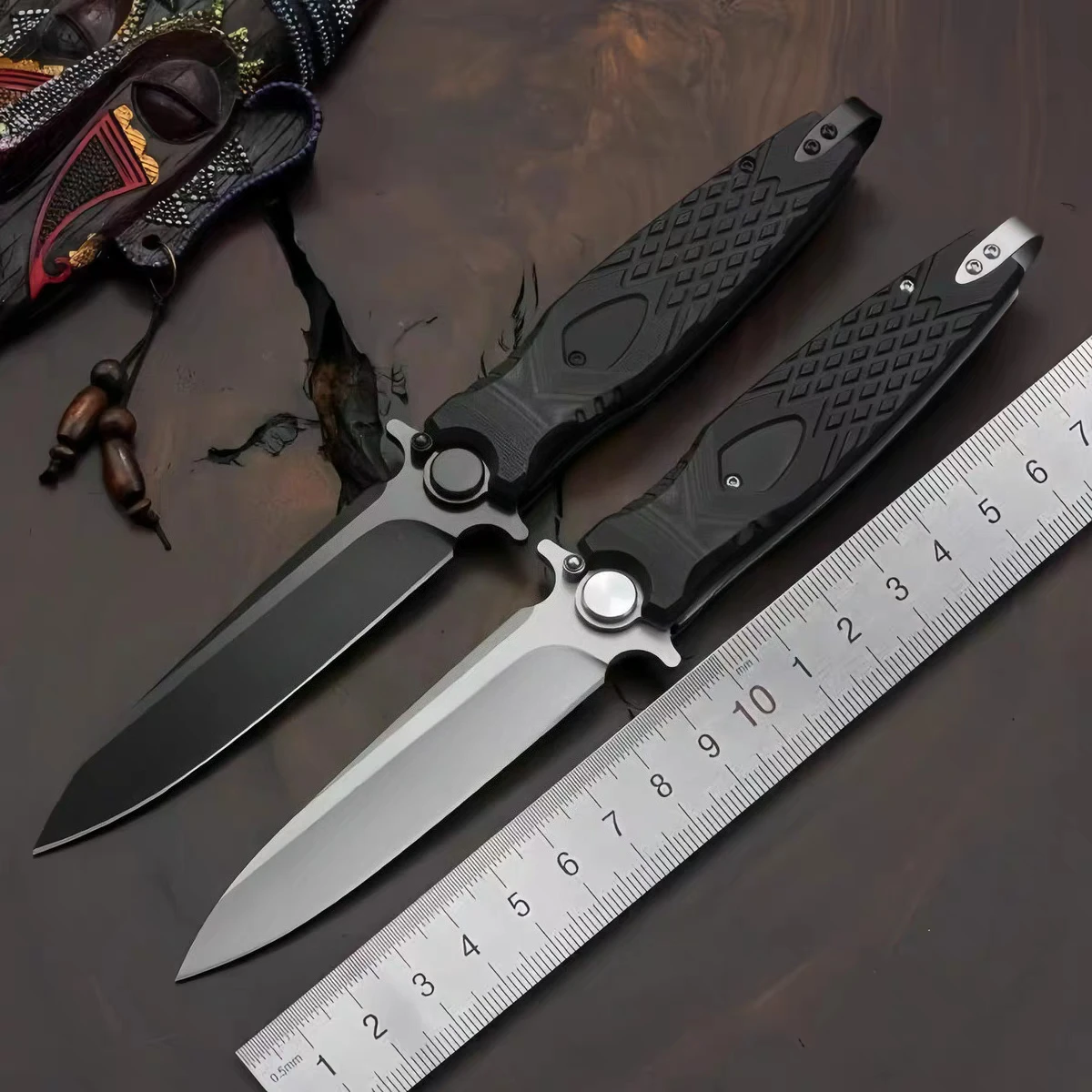 

Russian Hokc pocket Folding Knife D2 blade G10 Handle edc multitool knives utility outdoor hunting bushcraft tactical knife